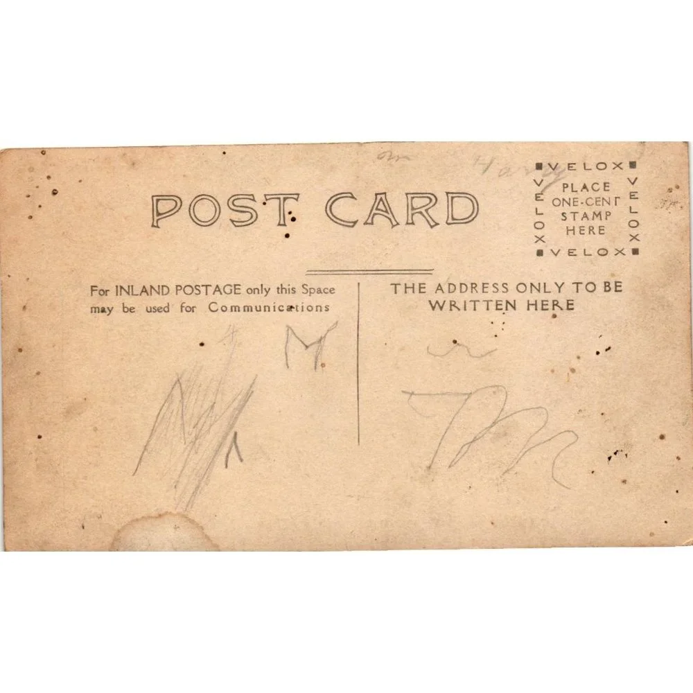 Vintage Crows Nest Lake Postcards Railroad Train Tracks Robson Photo Sepia